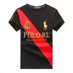 ralph lauren t-shirt with logo big pony stripe r66263 noir